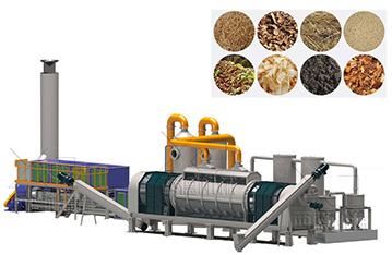 連續式炭化爐是集“碳、氣、油、肥”聯產的炭化設備