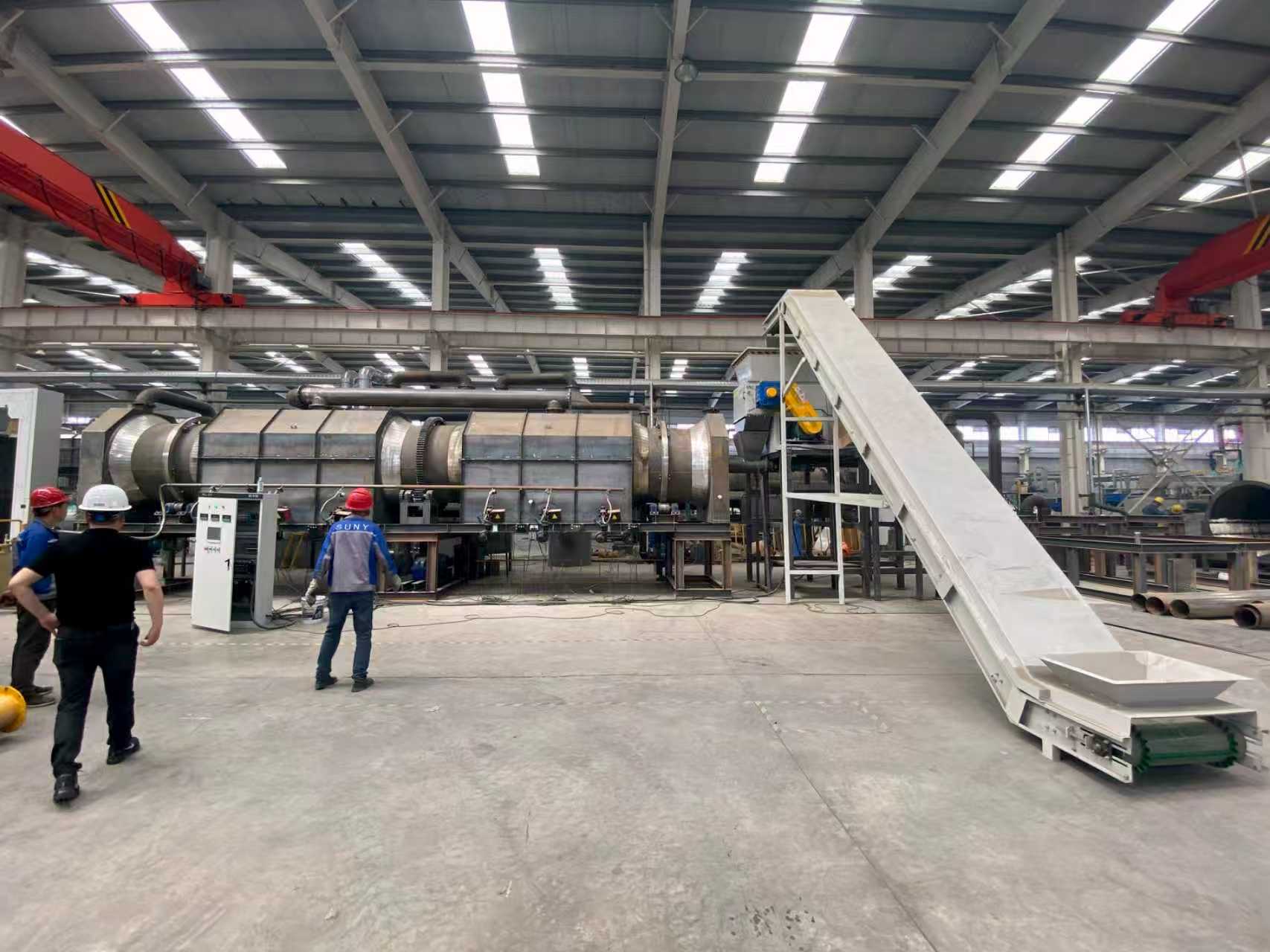 鋁型材連續(xù)式炭化工藝，降本增效，助力資源循環(huán)